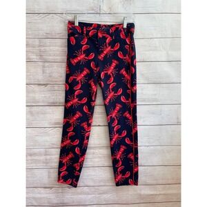 OLD NAVY PIXIE ANKLE PANTS IN LOBSTER PRINT